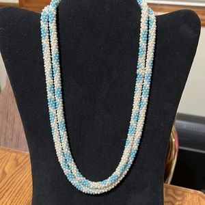 Tubular Beaded Necklace